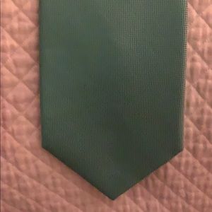 Turquoise/Green solid Tommy Hilfiger Necktie